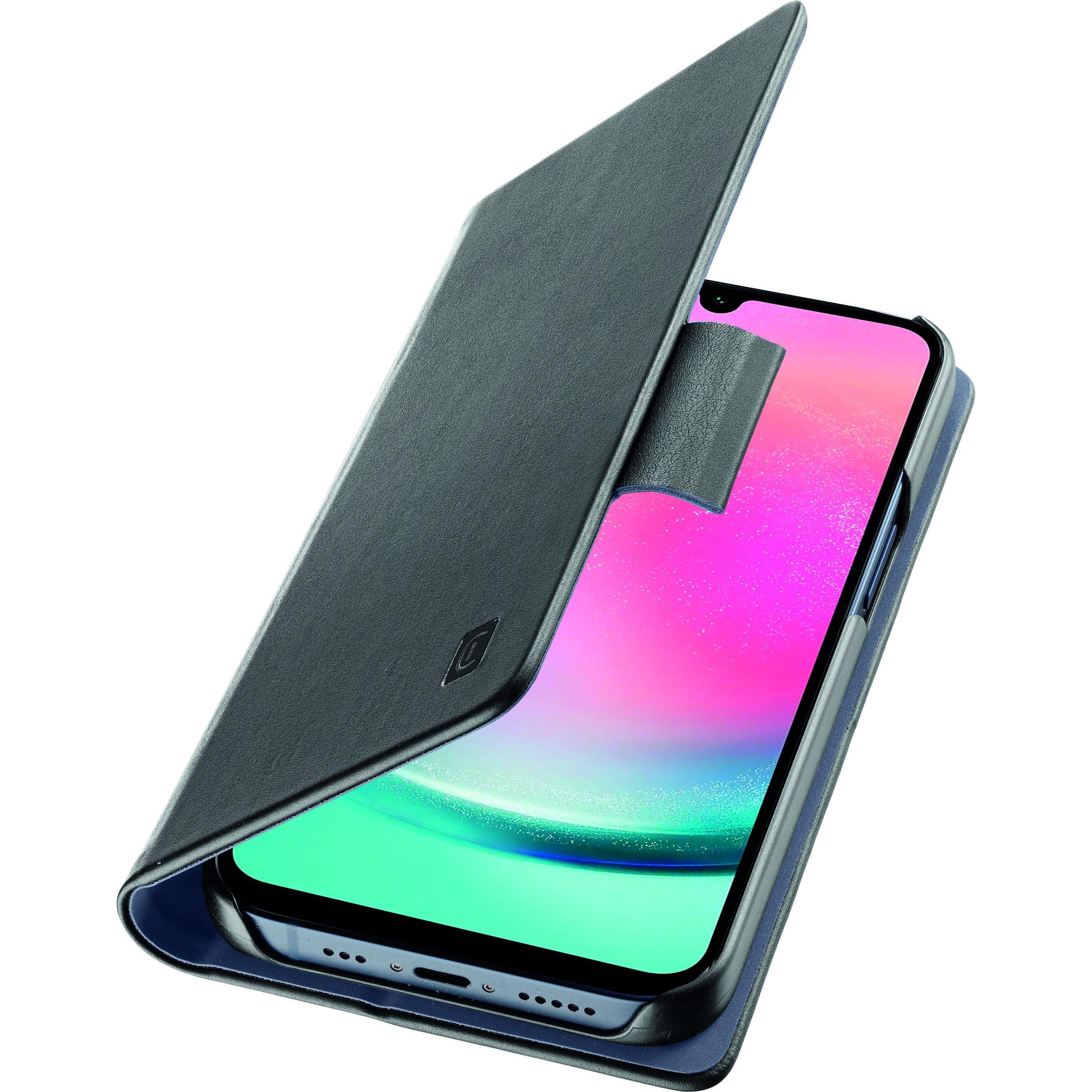 Cellularline Book Case für Samsung A25 5G (Samsung Galaxy A25), Smartphone Hülle, Schwarz