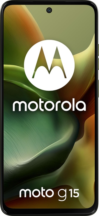 Actual product image Motorola moto g15 (128 GB, Iguana Green, 6.72", Dual SIM, 50 Mpx, 4G)