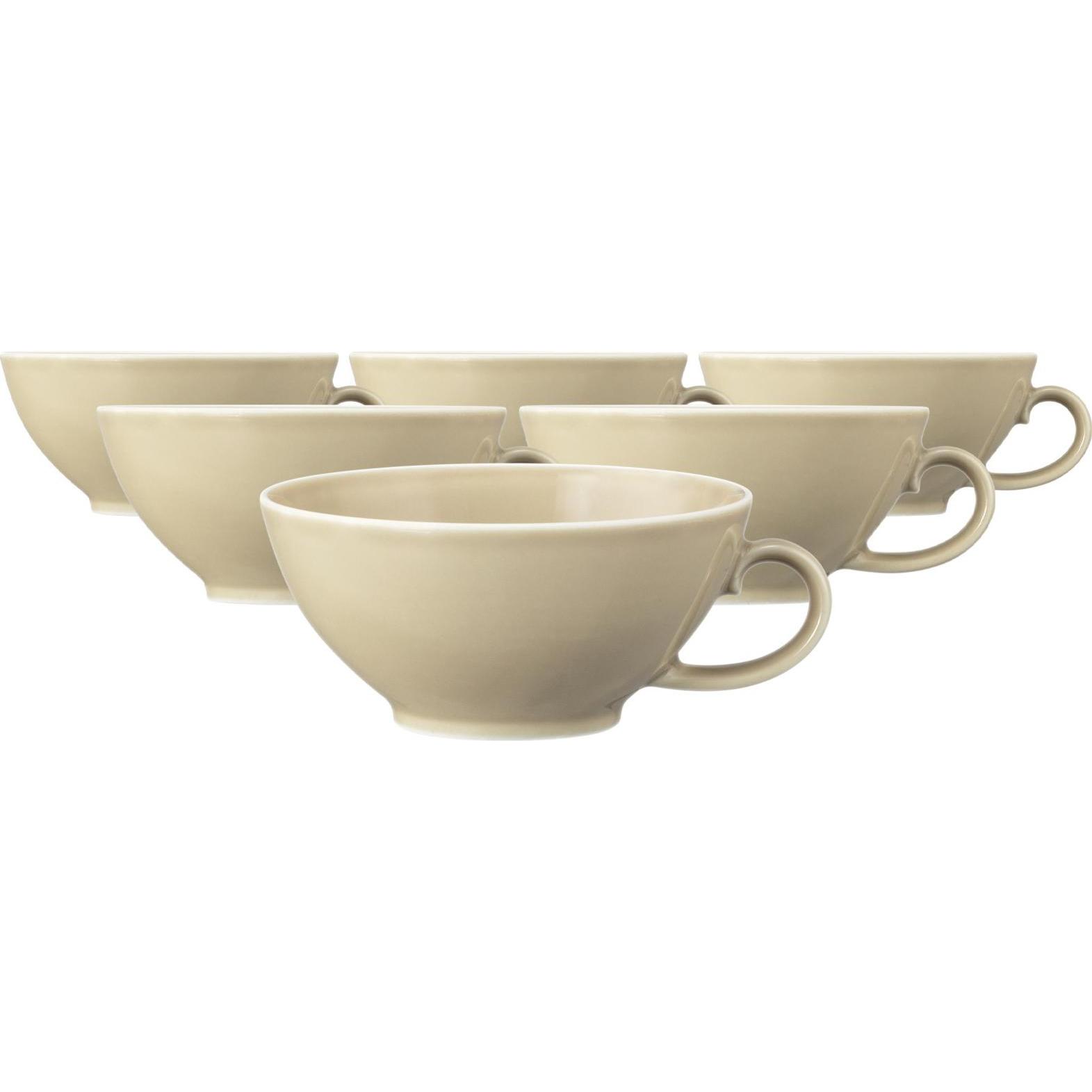 Seltmann, Tasse, Beat Color Glaze Teetassen (140 ml, 6 x)