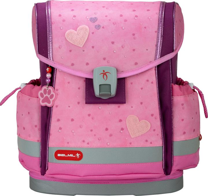 Produktbild Belmil Classy Plus ergonomisches Schulranzenset 5tlg. "Rosie Heart (19 l)