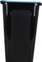 Actual product image Tontarelli cube trash coverline 44 l black / blue cover (44 l)