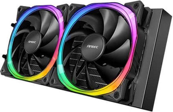 Actual product image Antec VORTEX 240 ARGB Processor All-in-one liquid cooler Black