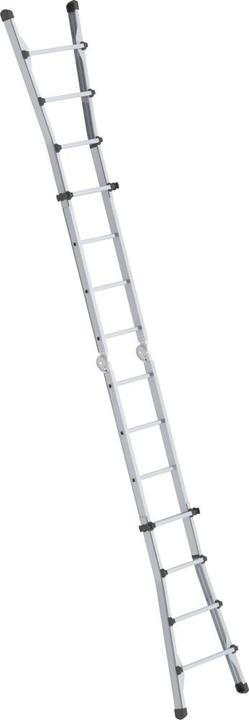 Produktbild Munk Teleskopleiter 4-teilig ohne Traverse 4x4 Sprossen (Teleskopleiter, 420 cm)
