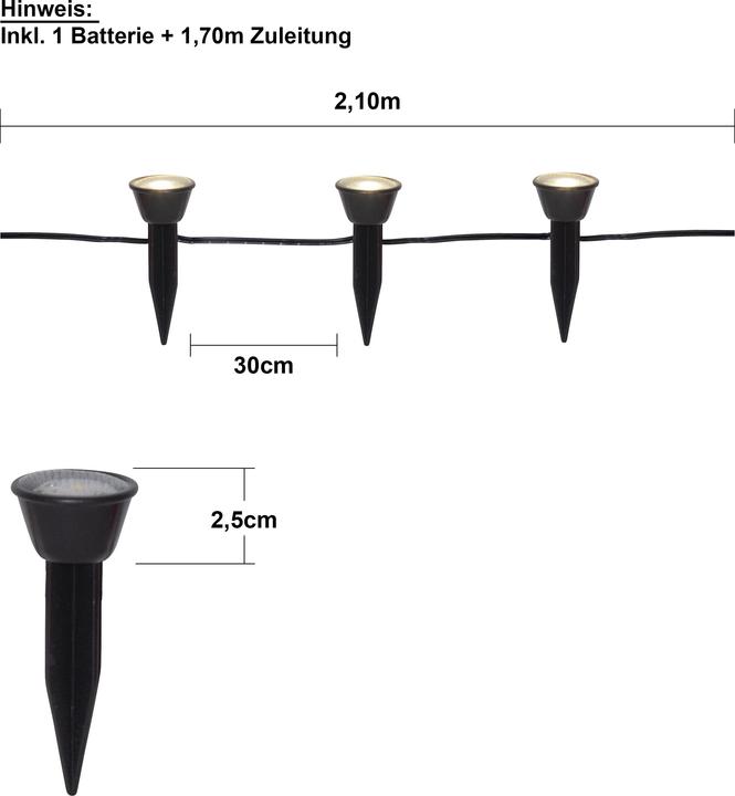 Produktbild Star Trading Solar Lichterkette Mini spot (2.10 m)