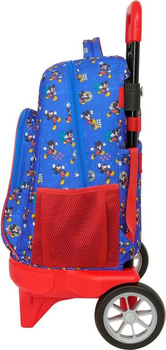 Actual product image Mickey Mouse Club House Schulrucksack mit Rädern Mickey Mouse Clubhouse Today Blau 33 x 45 x 22 cm (22 l)