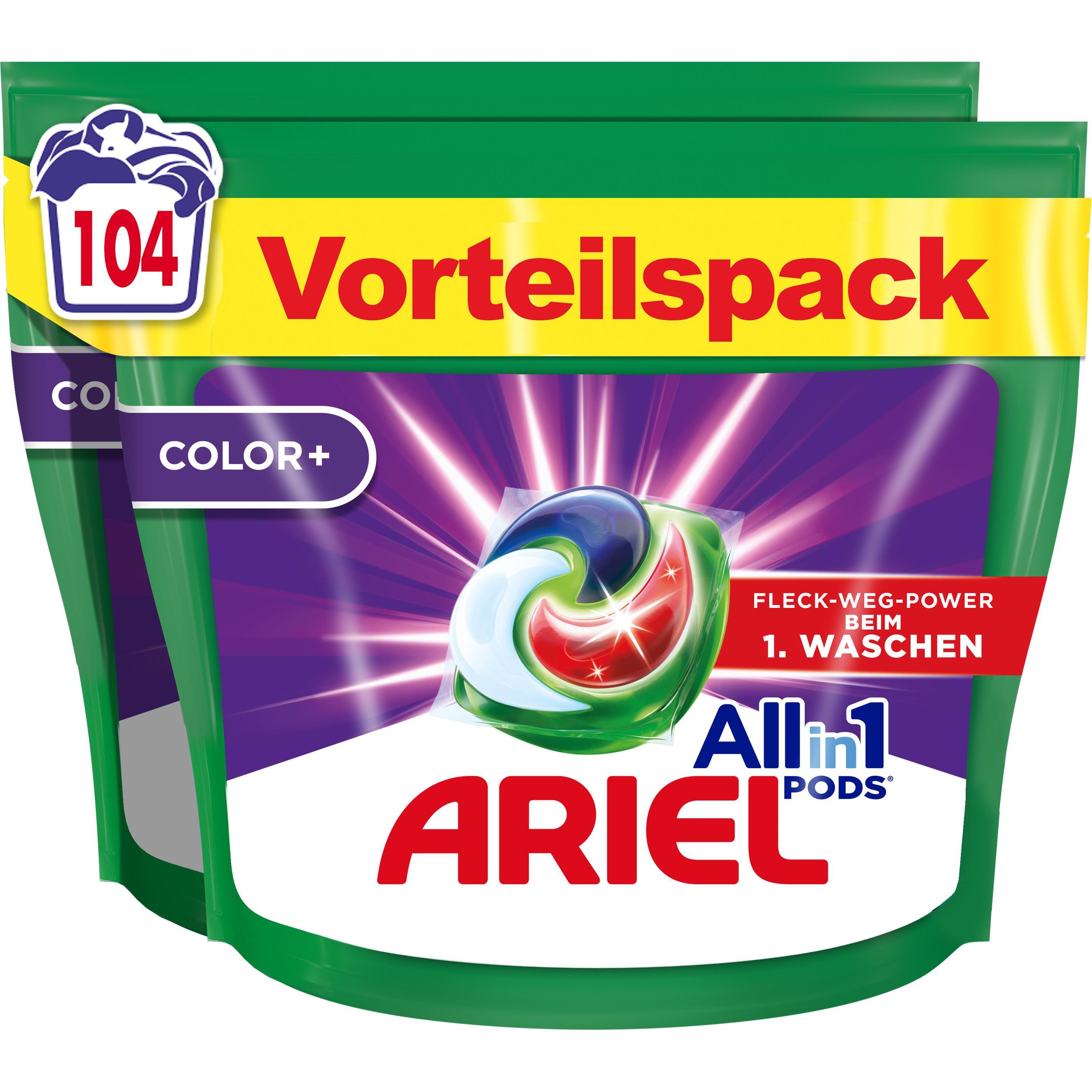 Ariel All-in-1, Waschmittel + Textilpflege