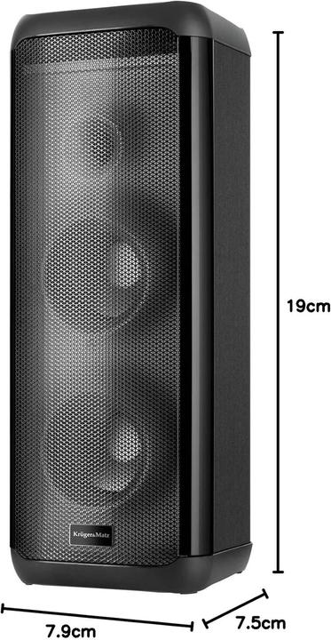 Actual product image Krüger&Matz Music Box Ultra portable wireless speaker (8 h)