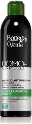 Image du produit Bottega Verde Man+ Shampooing antipelliculaire pour cuir chevelu sec et démangeaisons - 250 ml (250 ml, Shampoing liquide)