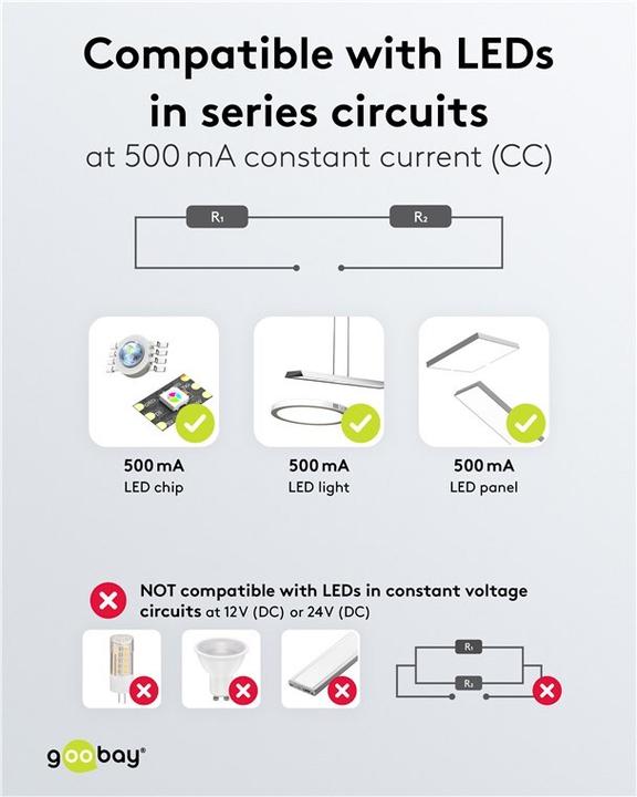 Image du produit Goobay Transformateur LED à courant constant