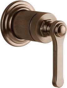 Actual product image Gessi Venti20 finish-mounting set single lever basin mixer, 1-way, for separate spout, wall mounting