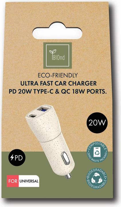 Produktbild BIOnd Dual USB 38W PD Port USB-C&A