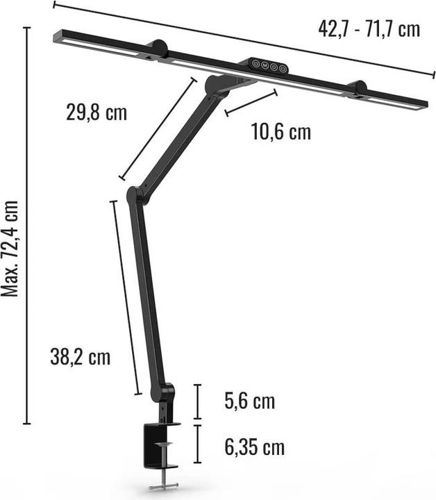 Produktbild Yaasa Lamp Essential - LED Schreibtischlampe (1500 lm)