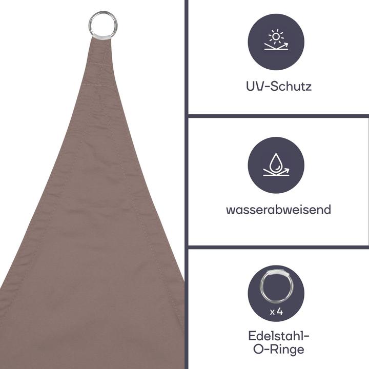 Produktbild Perel Sonnensegel (360 x 360 cm)