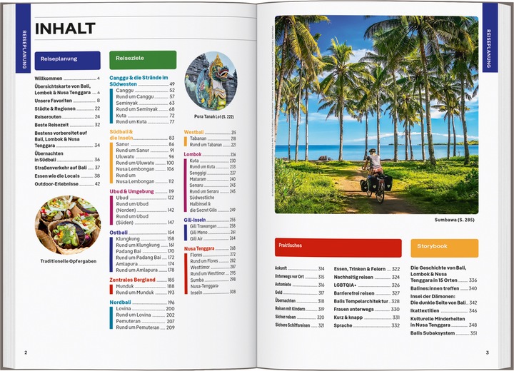 Produktbild Reiseführer Bali, Lombok & Nusa Tenggara (Deutsch, Sofia Levin, Virginia Maxwell, Mark Johanson, MaSovaida Morgan, 2024)