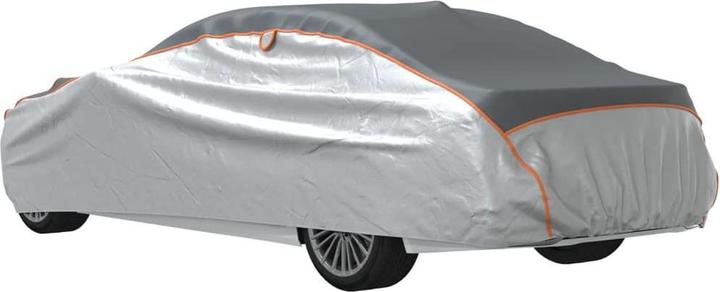 Actual product image vidaXL Car cover for saloon hail protection full XXL & silver