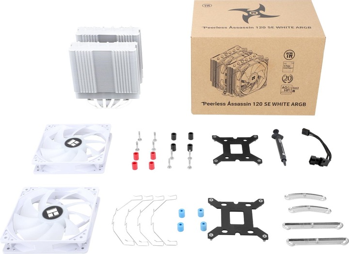 Immagine prodotto Thermalright Peerless Assasin 120 SE - Bianco ARGB - Raffreddatore ad aria per CPU - Max 26 dBA (155 mm)