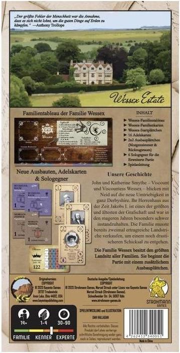 Actual product image Strohmann Games Obsession: Wessex expansion, board game, for 1-4 players, ages 14+ (DE-Erw (German, 1 - 4 Players)