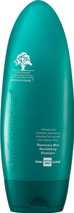 Actual product image Arganmidas - Rosemary Mint Revitalizing Shampoo - 450ml (Liquid shampoo, 450 ml)