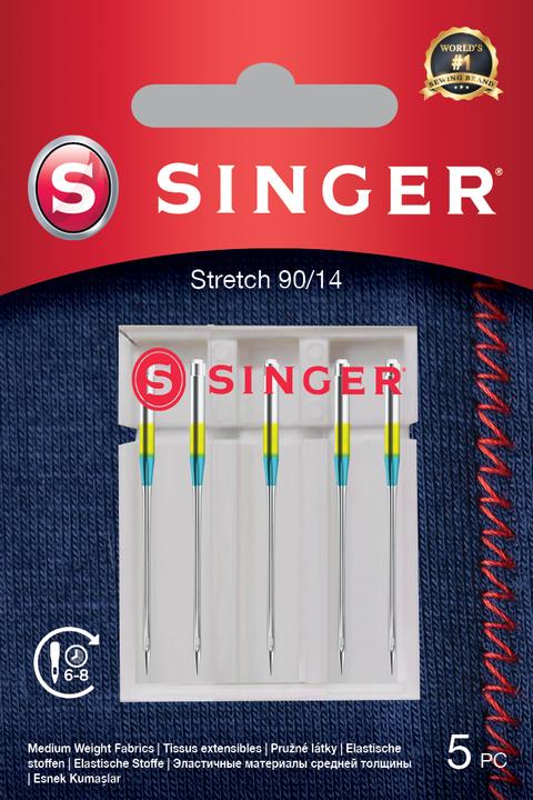 Immagine prodotto Singer Ago per macchina da cucire STRETCH, 90/14, confezione da 5
