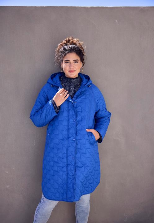 Produktbild Ulla Popken Pullover, Streifen, Stehkragen, Langarm (60)