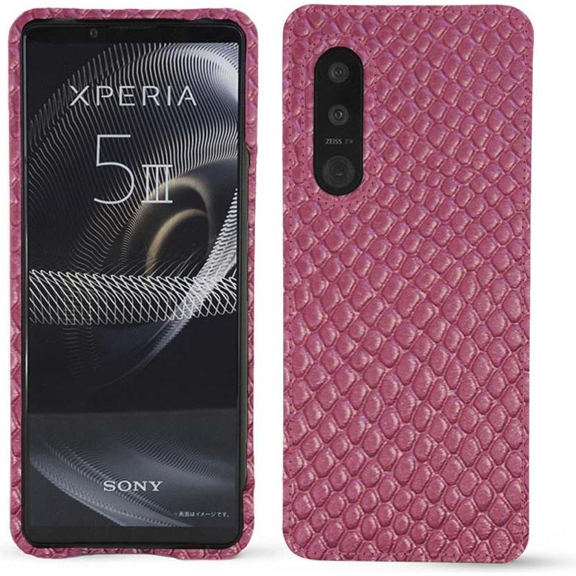 Thumbnail - Noreve Lederschutzhülle (Sony Xperia 5 III), Smartphone Hülle, Rosa