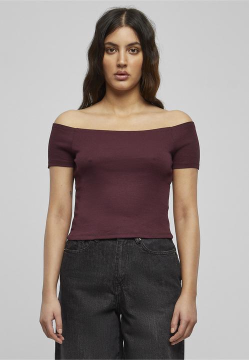 Produktbild Urban Classics Ladies Off Shoulder Rib Tee (M)