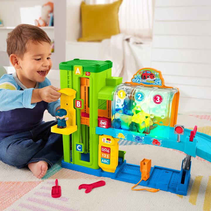 Produktbild Mattel Fisher-Price - Little People Car Center (Nordics) (HRC60)