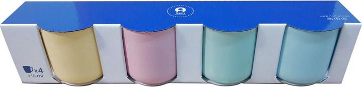 Actual product image Esprit Satz von Kaffeetassen Home Gelb Blau grün Rosa Porzellan 110 ml 4 Stücke (110 ml, 4 x)