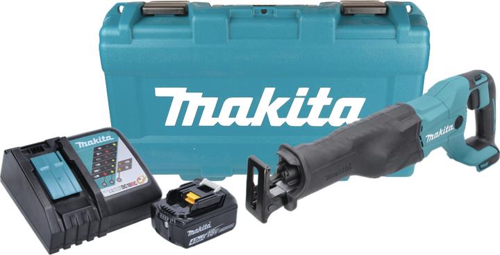 Immagine prodotto Makita DJR 186 RM1K 18 V Seghetto diritto a batteria in valigetta da trasporto + 1x Batteria BL 1840