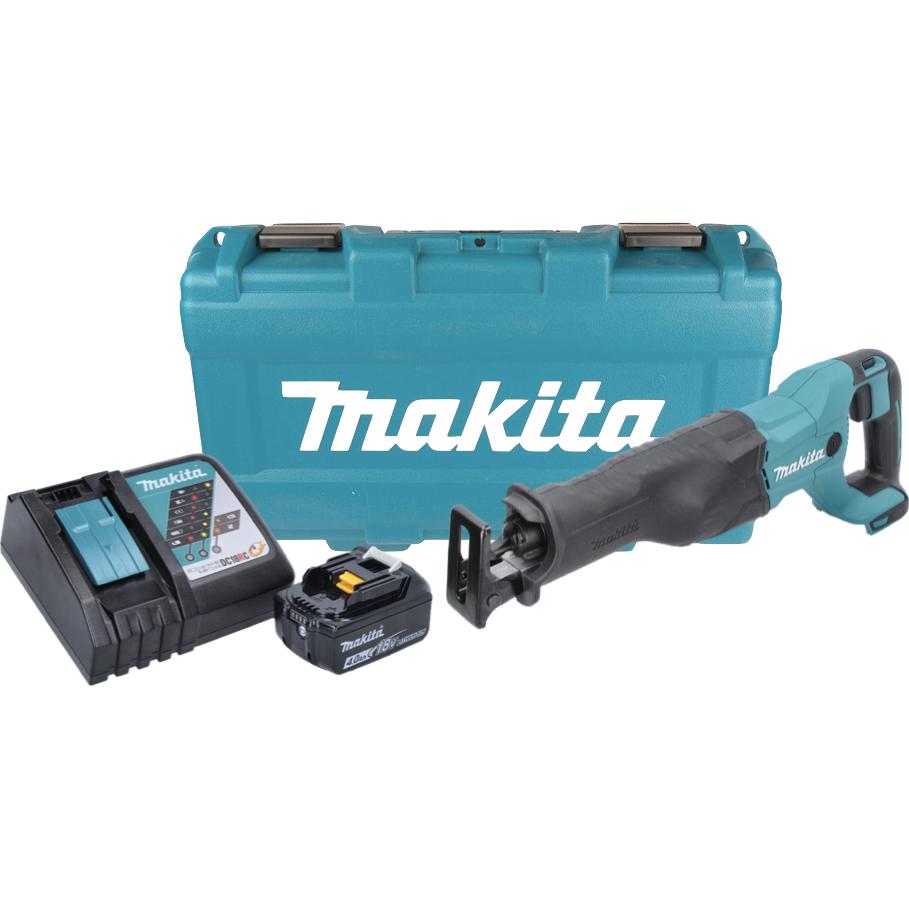 Thumbnail - Makita, Säbelsäge, DJR 186 RM1K Akku Reciprosäge Säbelsäge 18 V + 1x Akku 4,0 Ah + Ladegerät + Koffer