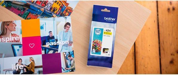 Produktbild Brother LC424Y INK FOR MINI19 BIZ-SL (Y)