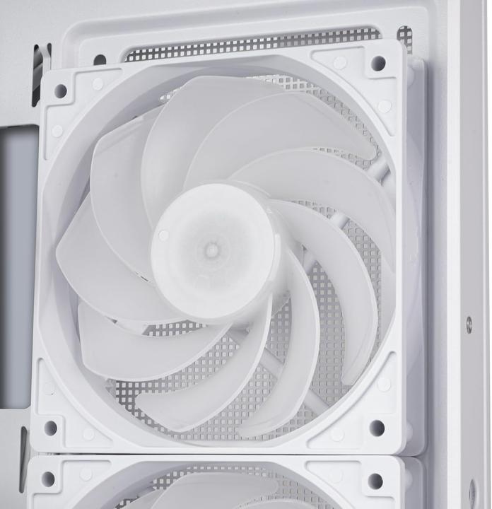 Produktbild Silverstone SST-LD05-W-ARGB - Panorama Tower Micro-ATX Computer Case, white (ATX, Micro ATX (mATX))