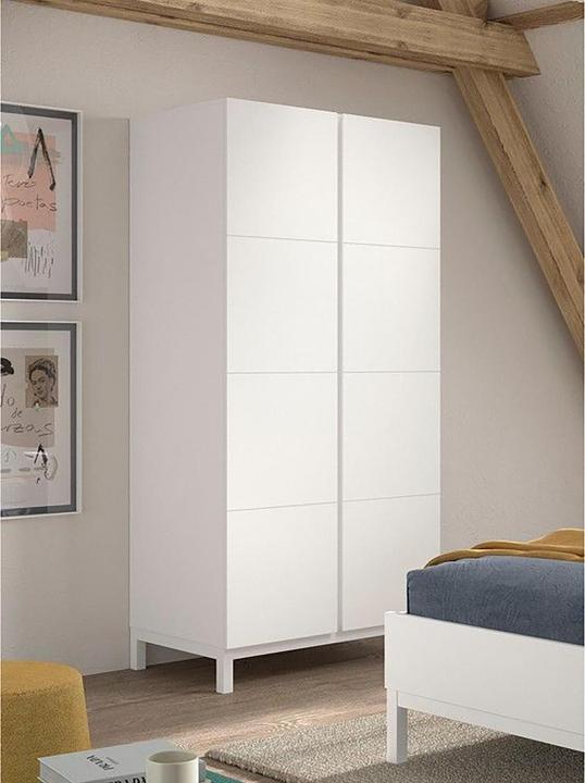 Produktbild Vipack Babyzimmer Eva 4-teilig Set B (Babybett, Kinderkleiderschrank, Wickelkommode)