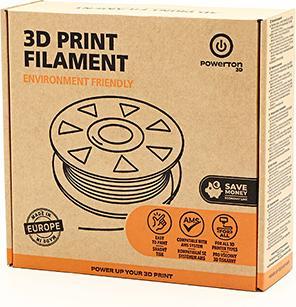 Image du produit Powerton 3D ECONOMY LINE Filament PLA 1000g, fiery red (PLA, 1.75 mm, 1000 g)