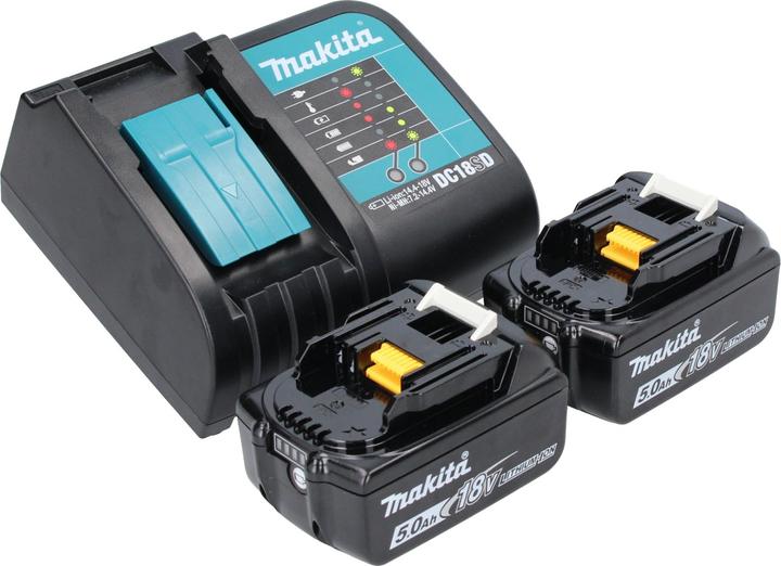 Produktbild Makita DCL 283 FST Akku Staubsauger 18 V 0,73 l Brushless + 2x Akku 5,0 Ah + Ladegerät