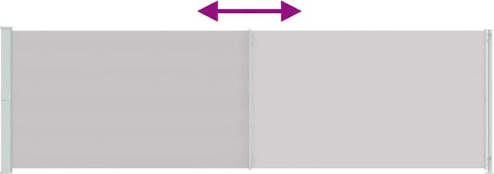 Produktbild vidaXL Seitenmarkise (6 m)