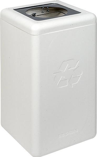 Immagine prodotto ReinigungsBerater Sistema di separazione dei rifiuti BrickBin cassonetto per rifiuti residui bianco grigio 65 L porta (65 l)