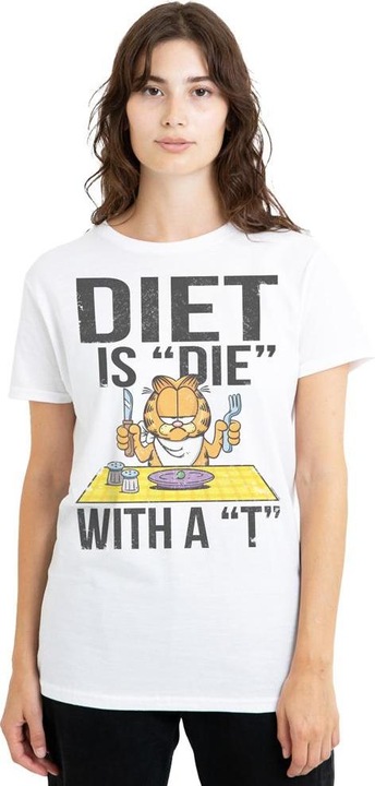 Immagine prodotto Garfield Diet Is Die With a T Maglietta Adulto Unisex (M)