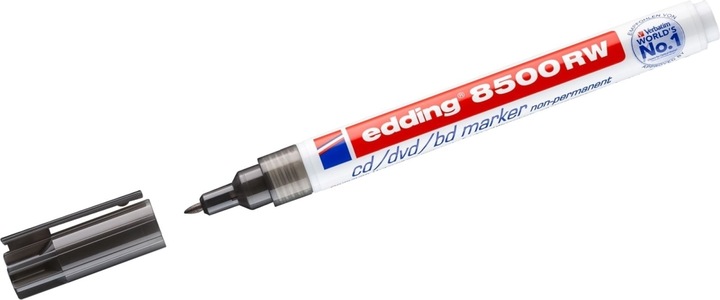 Produktbild Edding 8500 RW cd/dvd/bd marker non-permanent (Schwarz, 1 mm, 1 x)