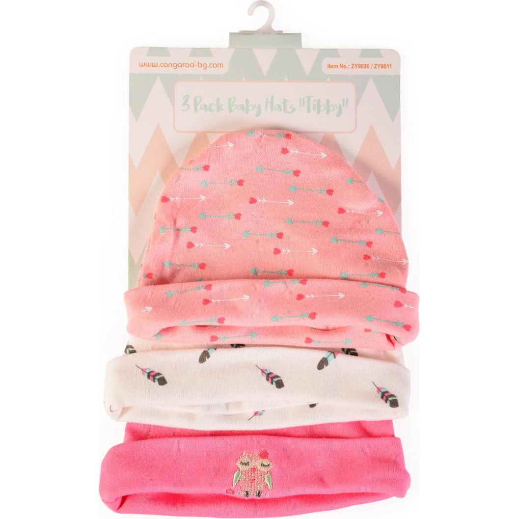 Thumbnail - Cangaroo, Strampler, Babymütze Tibby 3er-Set 46 cm, Rosa, (46 C)