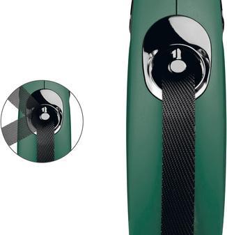 Actual product image Flexi New Classic bånd L, 5M, 50KG, olivengrøn (L, Dog, General)