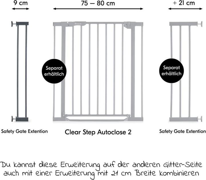 Actual product image Hauck Safety Gate (9 cm)