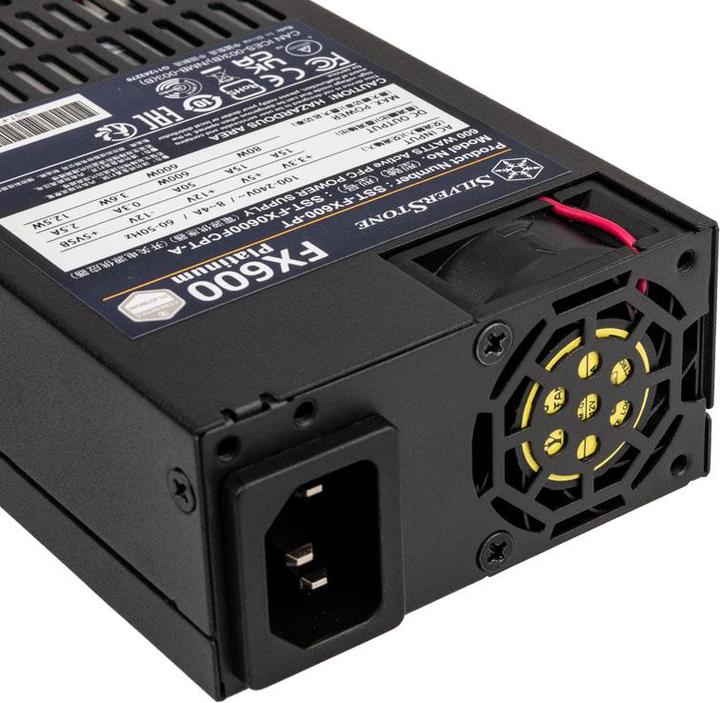 Actual product image Silverstone SST-FX600-PT FX600 Platinum Power Supply - 600 Watt (600 W)