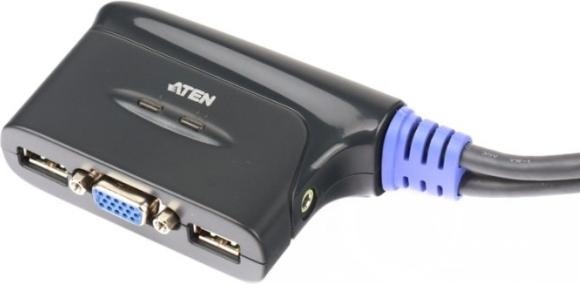 Aten CS62U - KVM-/Audio-/USB-Switch - 2 x KVM/Audio/USB
