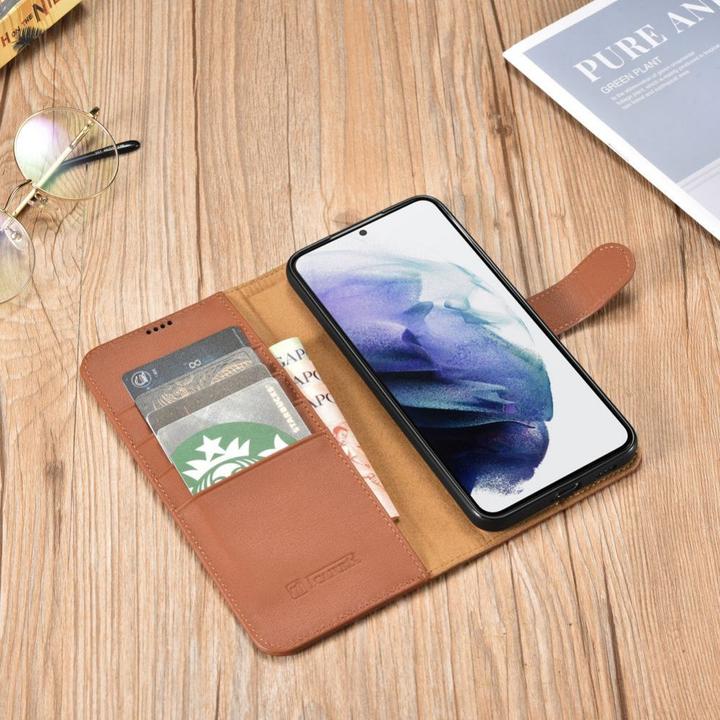 Produktbild iCarer Haitang Leather Wallet Case, Leather Case for Samsung Galaxy S22 + (S22 Plus) Wallet Case Bro (Samsung Galaxy S22+)