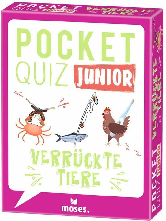 Produktbild Pocket Quiz junior Verrückte Tiere (Deutsch)