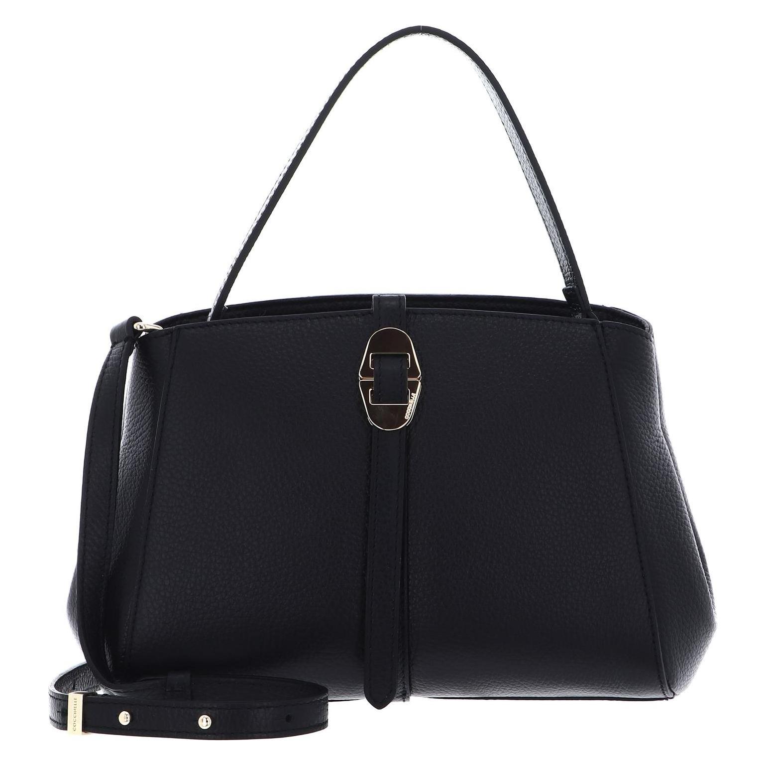Coccinelle, Damen, Handtasche, Chara Handbag Grained Leather, Schwarz