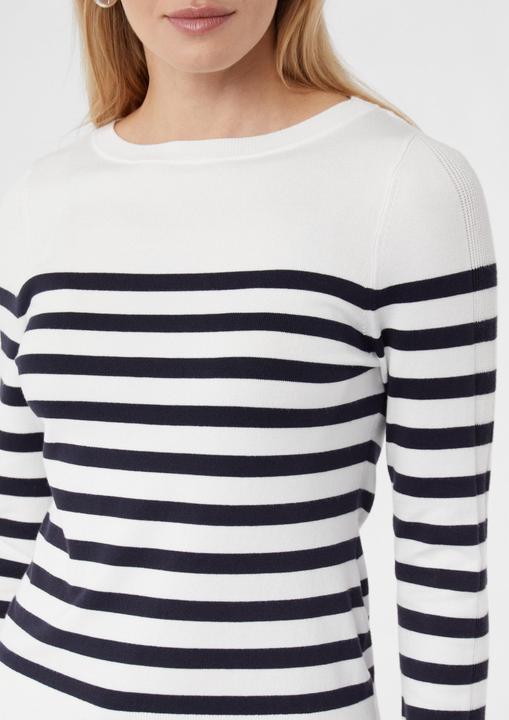 Actual product image Comma Strickpullover Feinstrickpullover mit Ringelmuster (44)