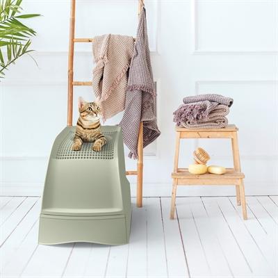 Productafbeelding IMAC Kattenbak Frida Met Lade Groen - 56X40X43,5 cm
