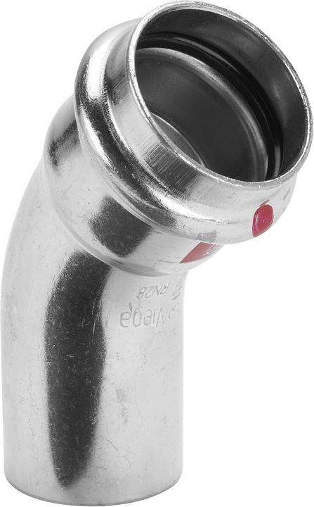 Actual product image Viega Prestabo bent 1126.1 - 45 ° 1126.1 diameter 54 mm steel (Angled connection)